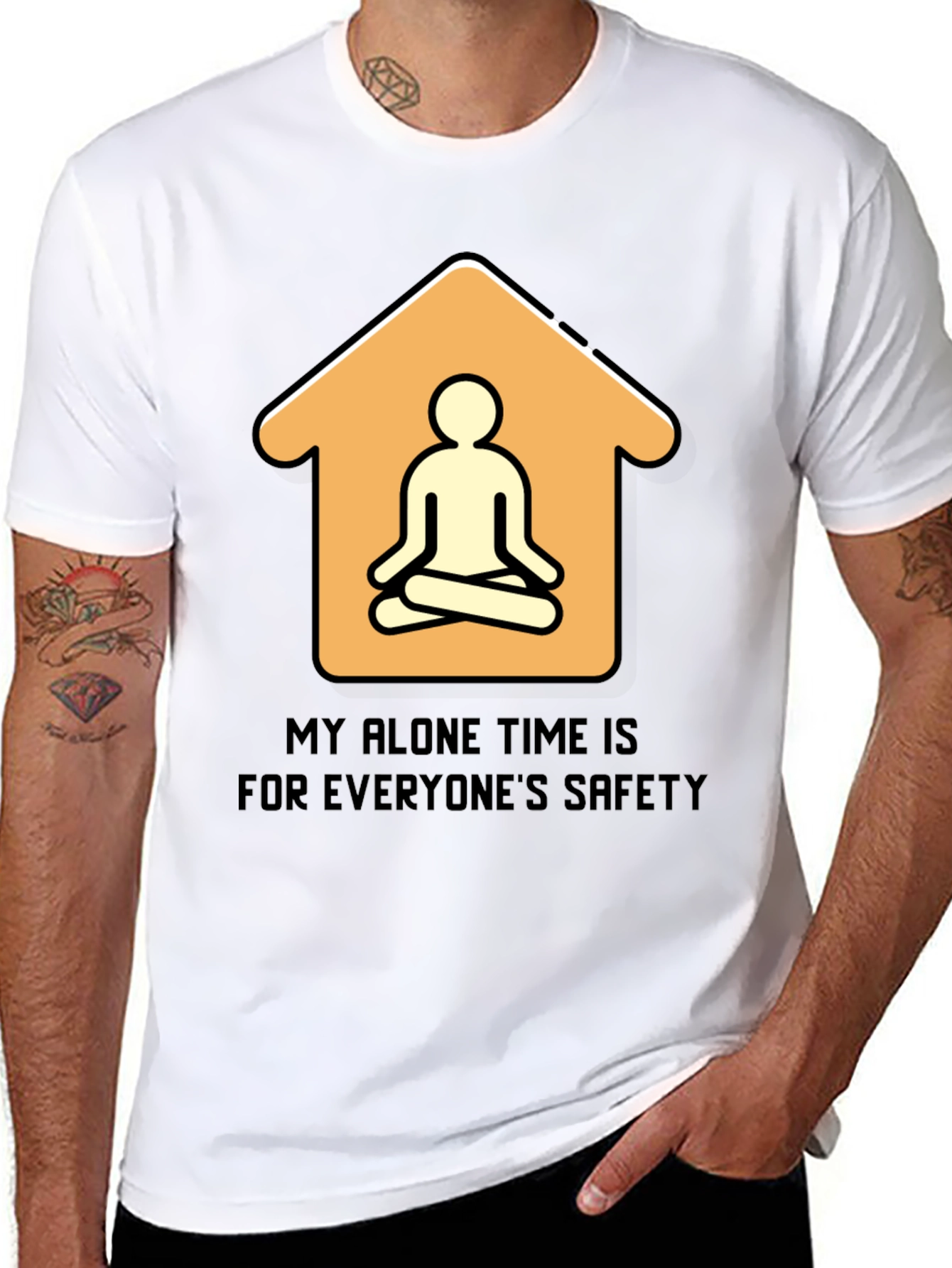 Alone Time Safety Graphic Tee