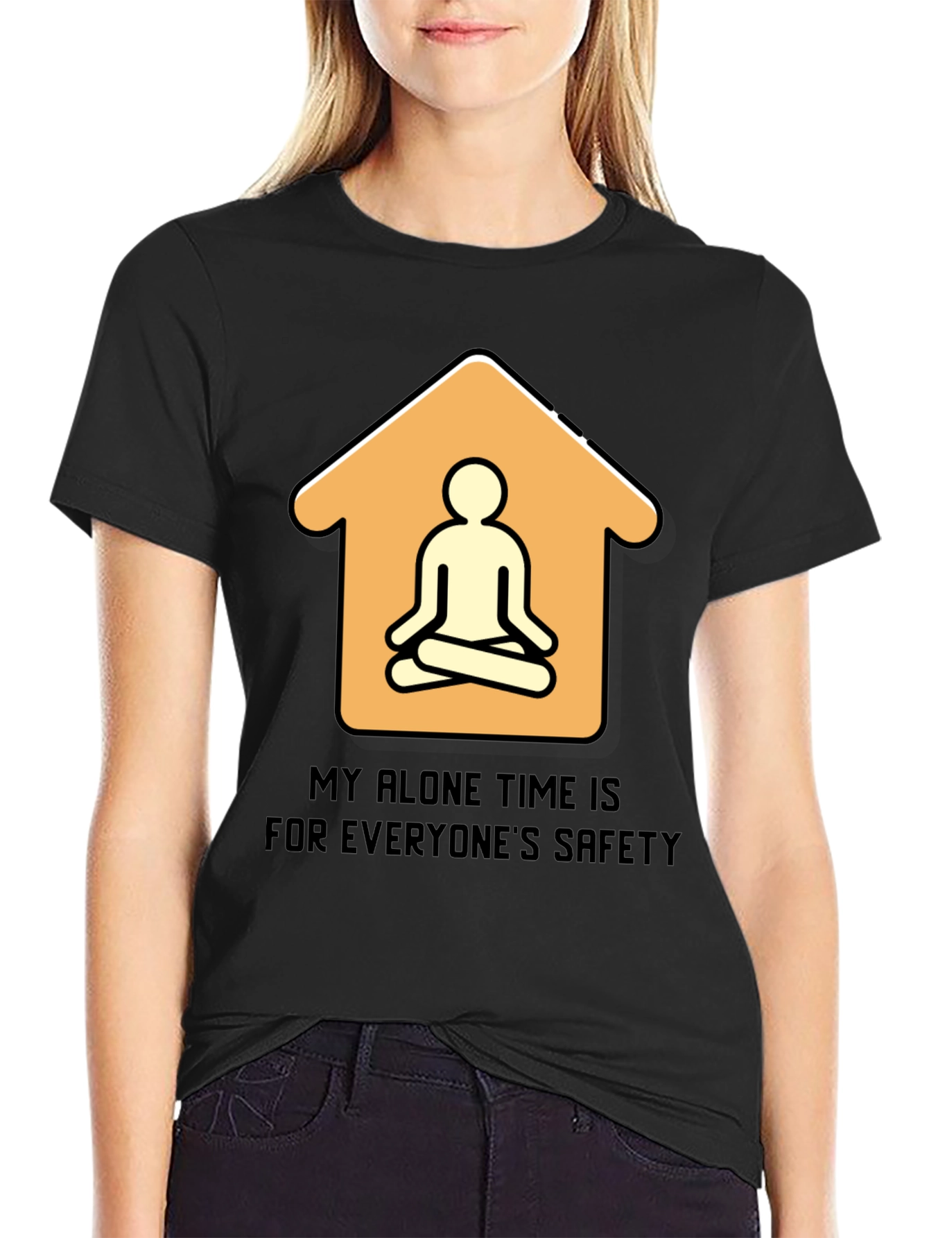 Alone Time Safety Graphic Tee