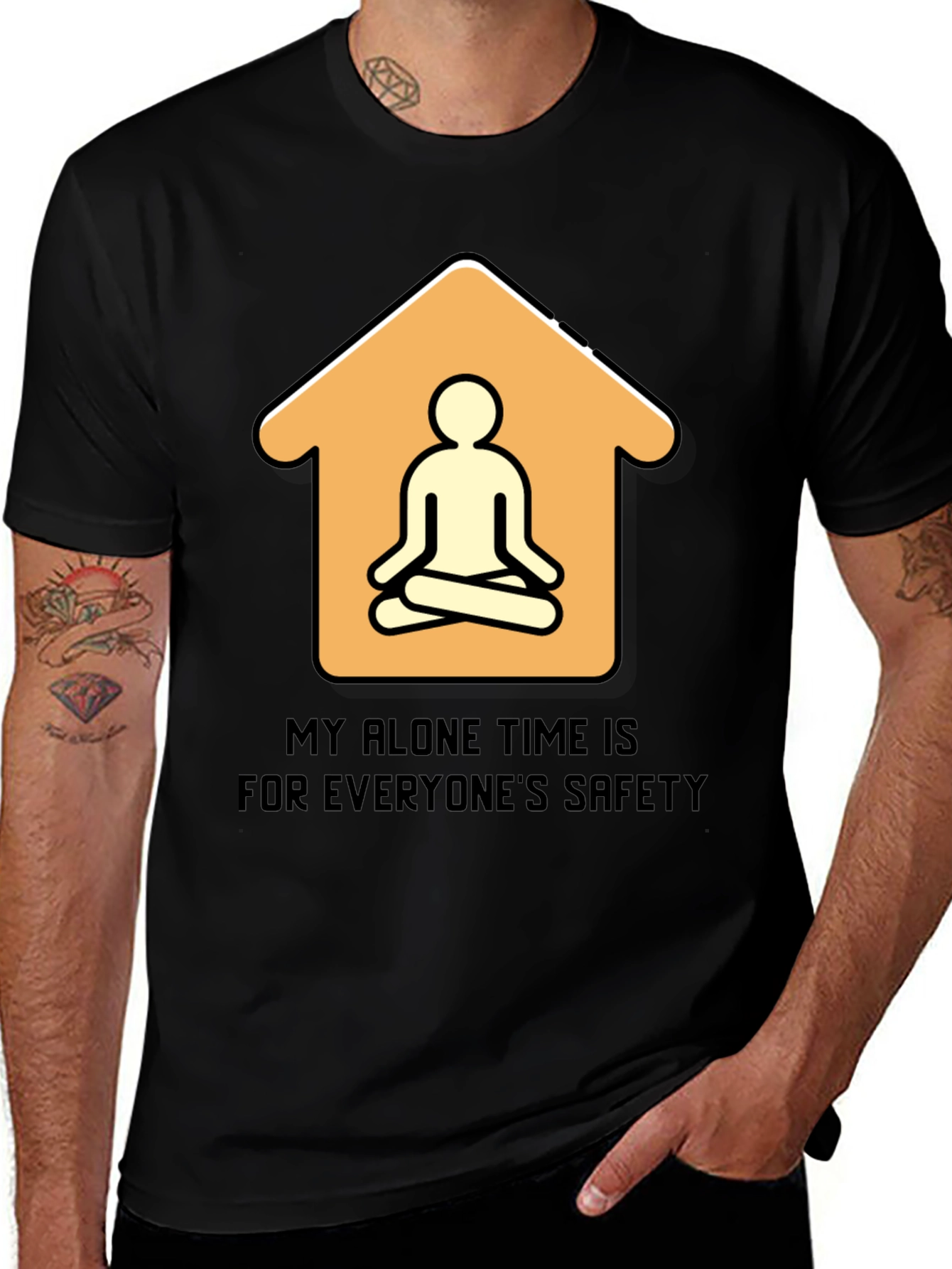 Alone Time Safety Graphic Tee