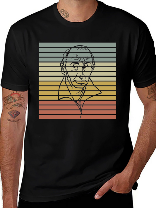 Vintage Style Portrait Graphic Tee