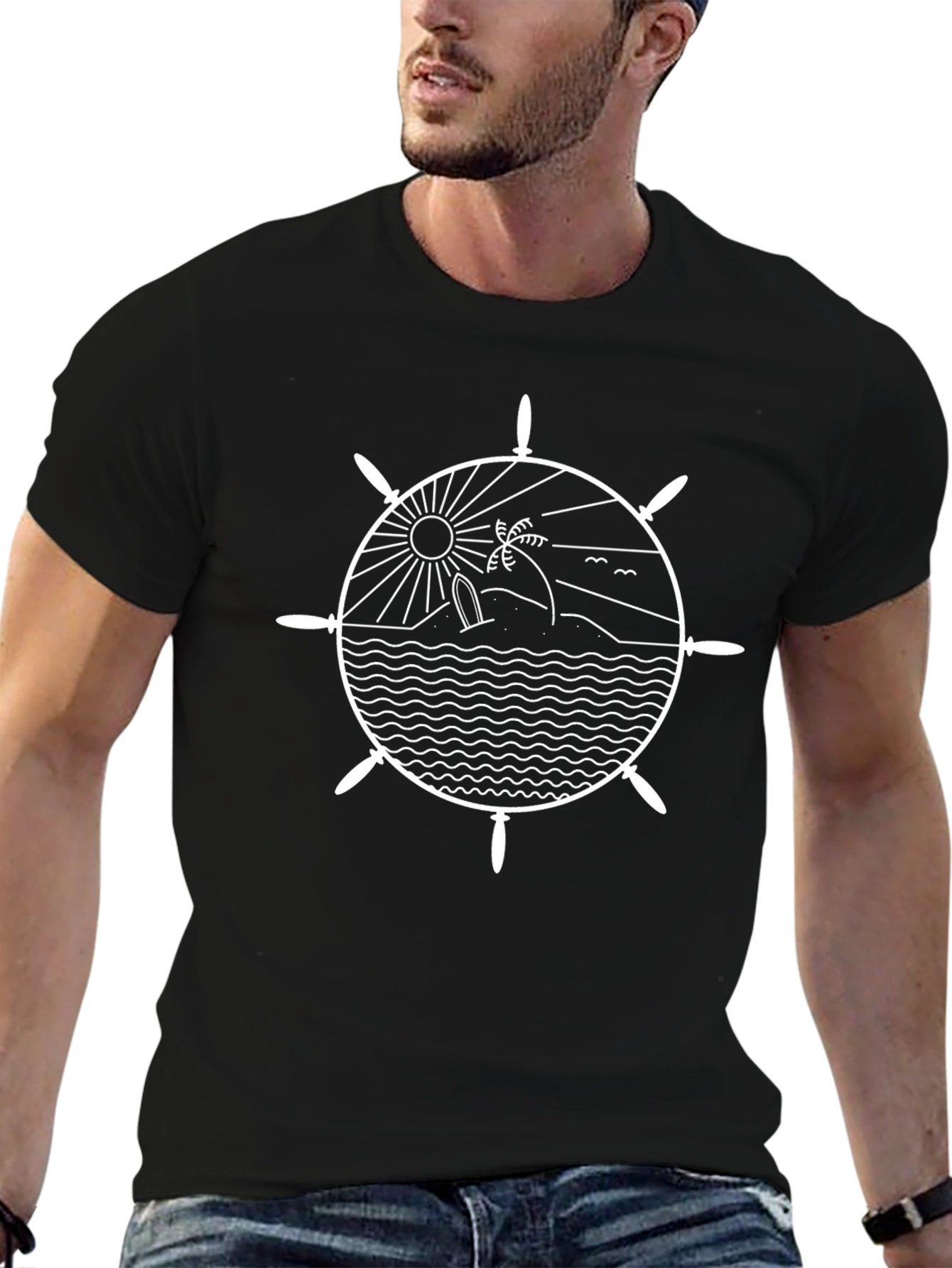 Nautical Island Graphic Tee
