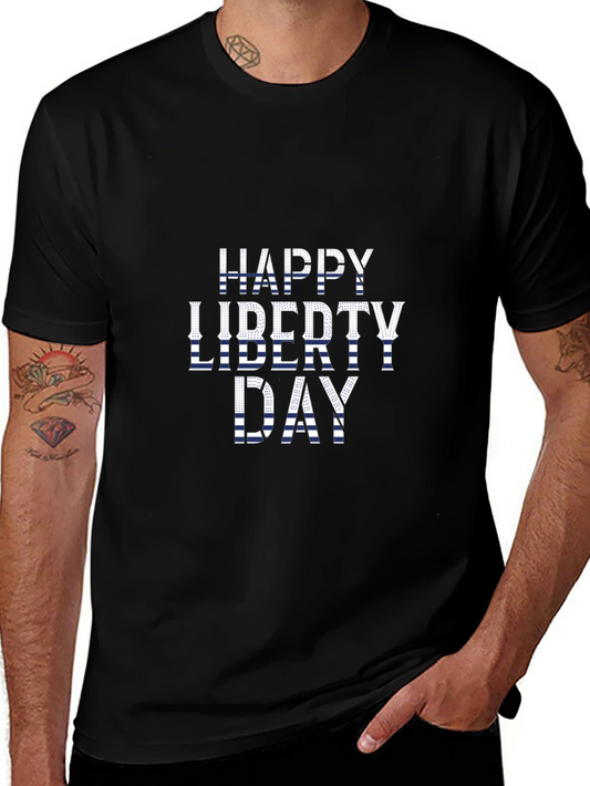 Happy Liberty Day T-Shirt - Patriotic USA Design