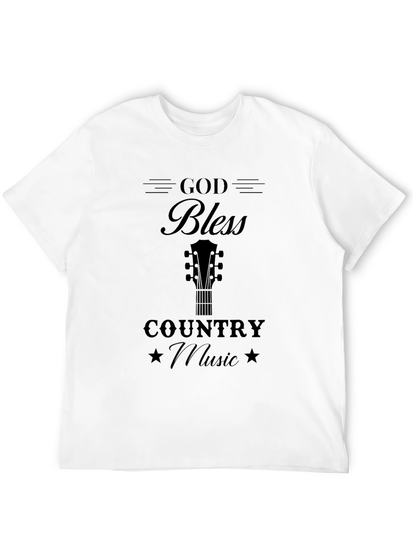 God Bless Country Music Graphic T-Shirt