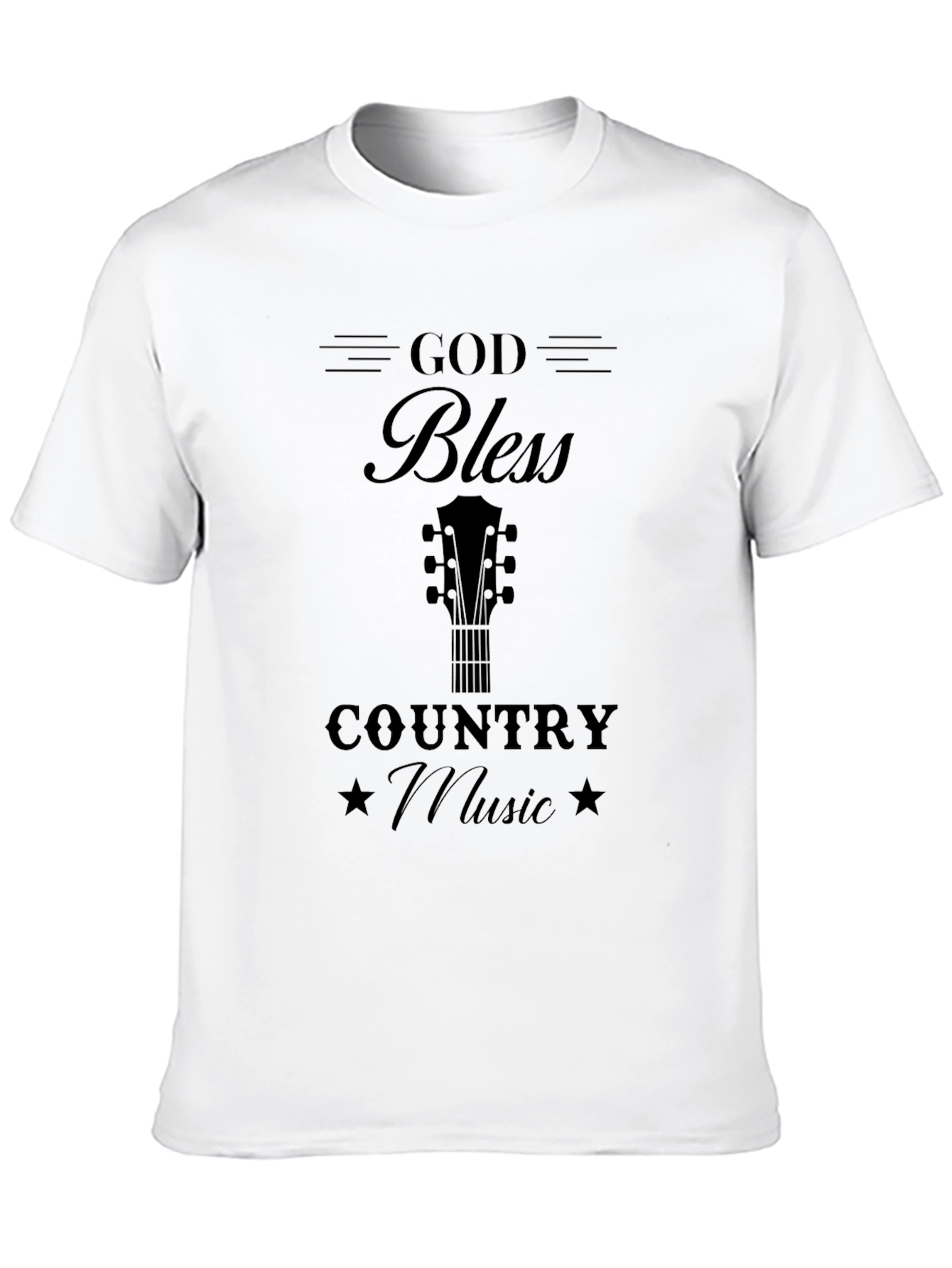 God Bless Country Music Graphic T-Shirt