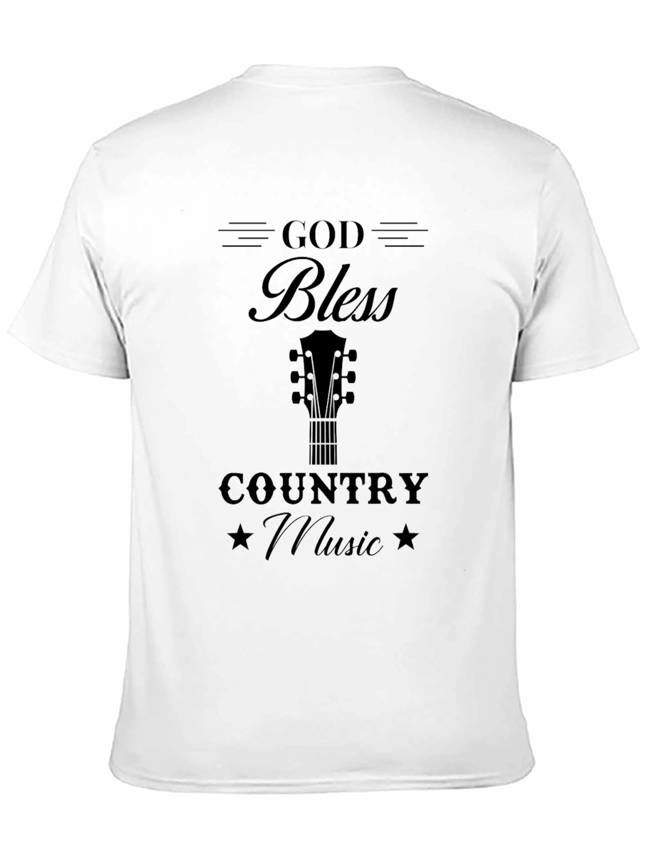 God Bless Country Music Graphic T-Shirt