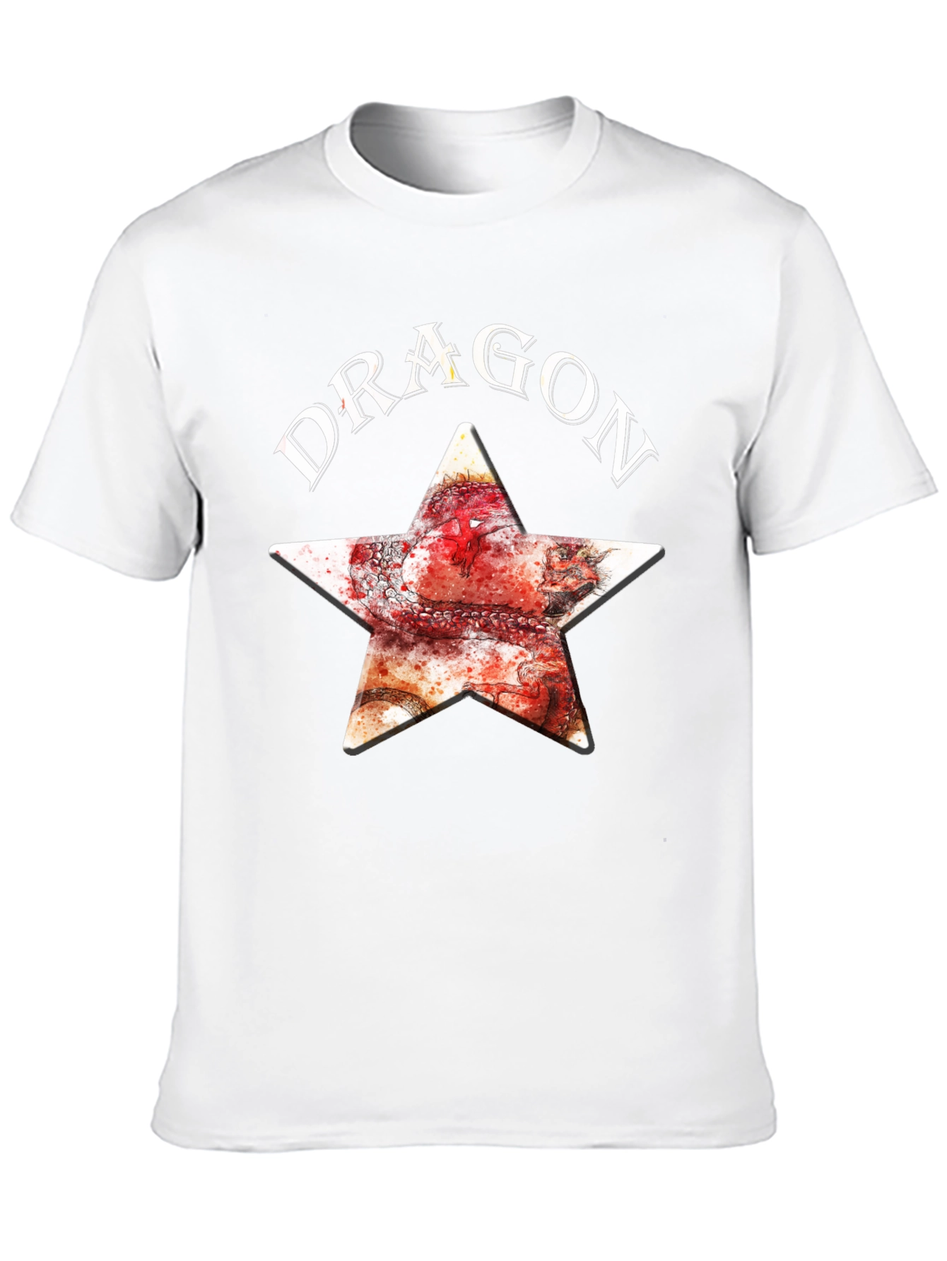 Dragon Star Graphic Black T-Shirt