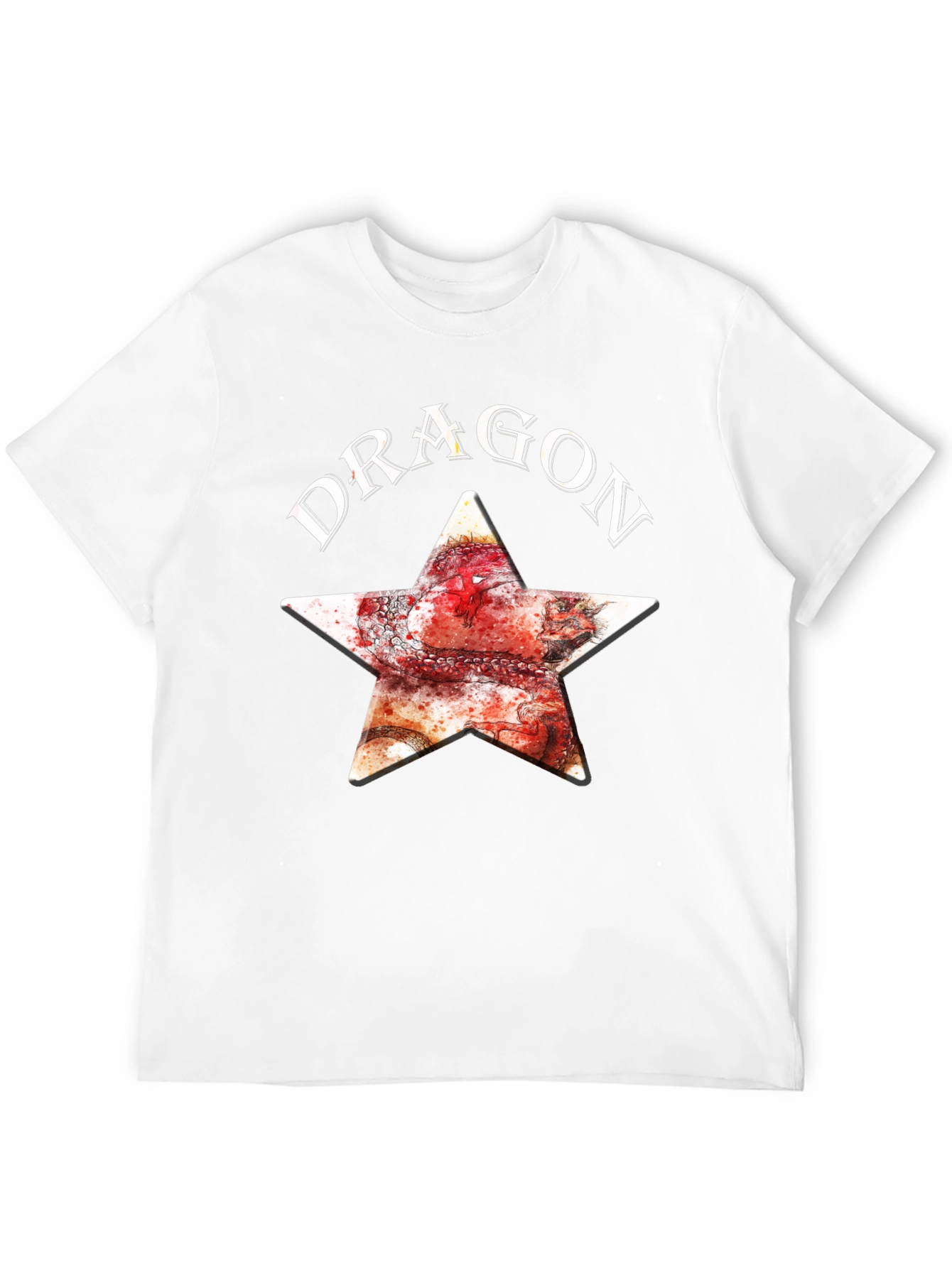 Dragon Star Graphic Black T-Shirt