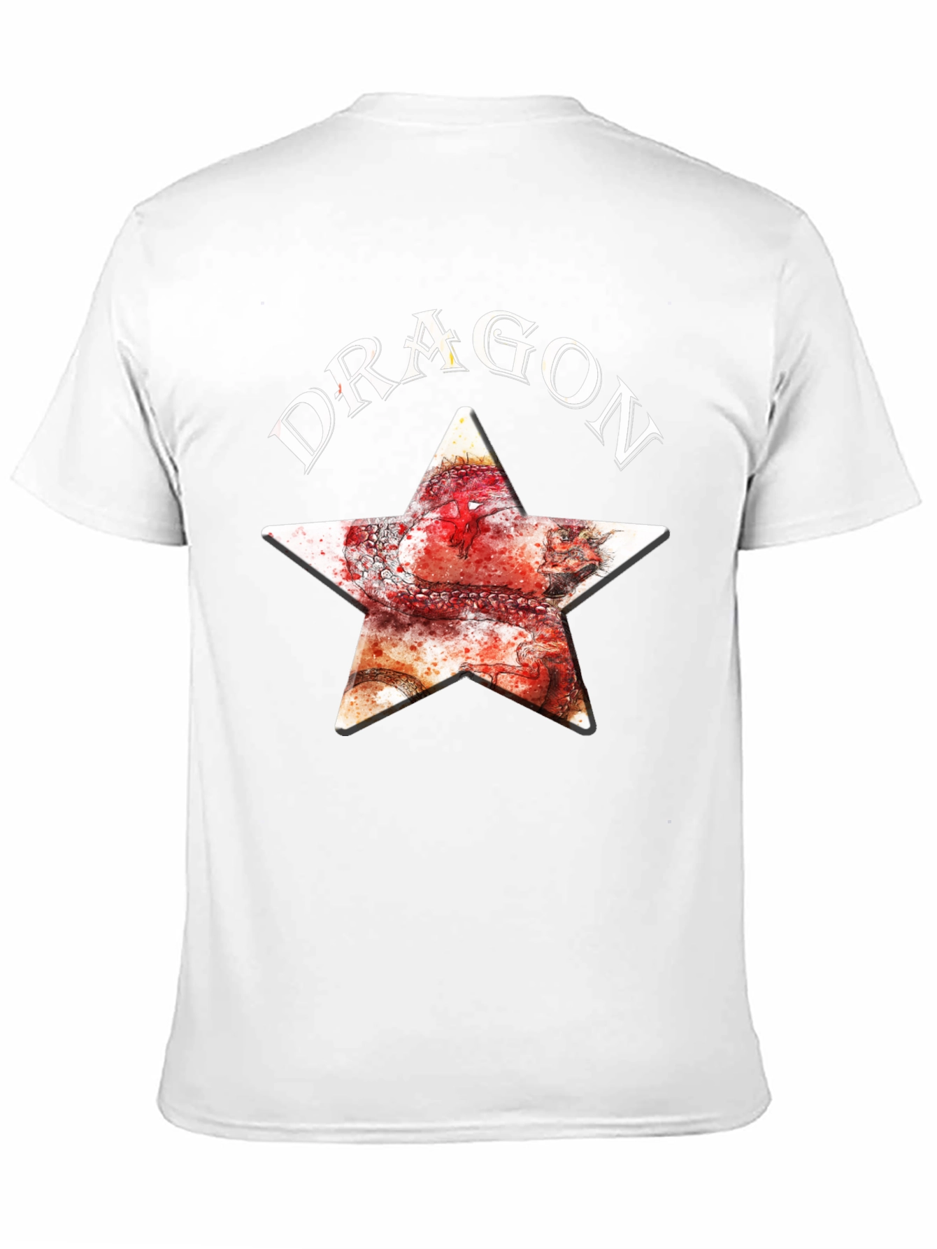 Dragon Star Graphic Black T-Shirt