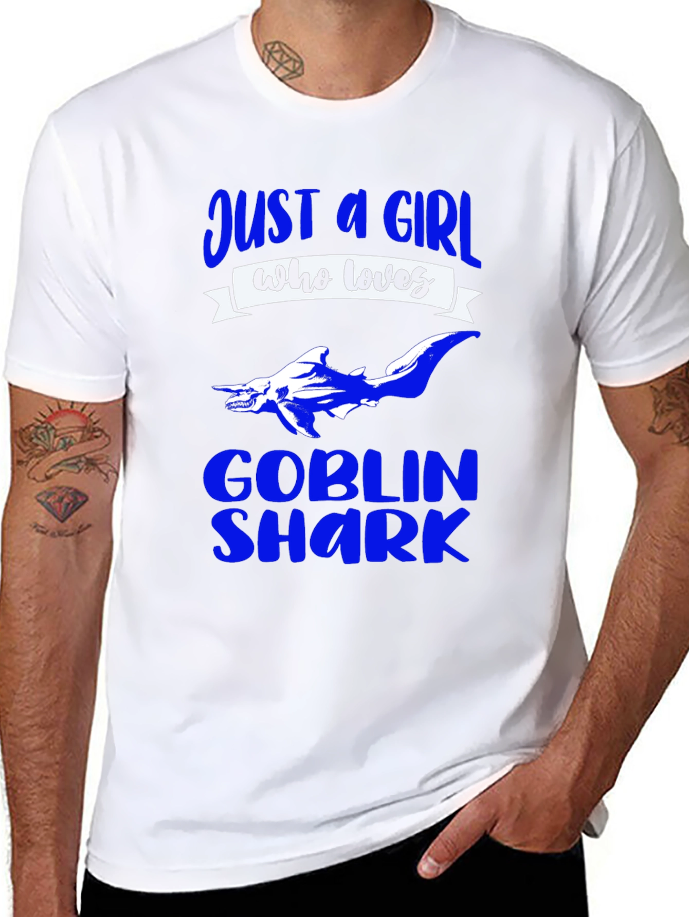 Just a Girl Who Loves Goblin Sharks T-Shirt