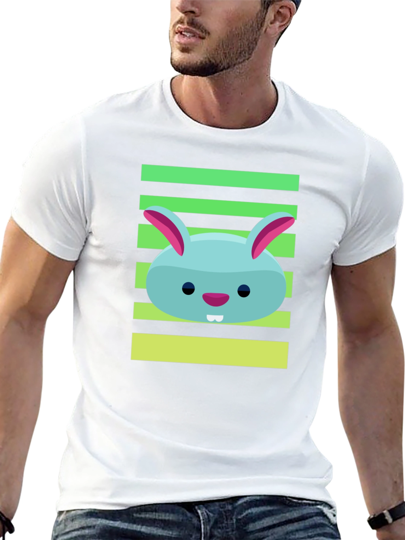 Cute Bunny Graphic Tee - Fun & Stylish T-Shirt