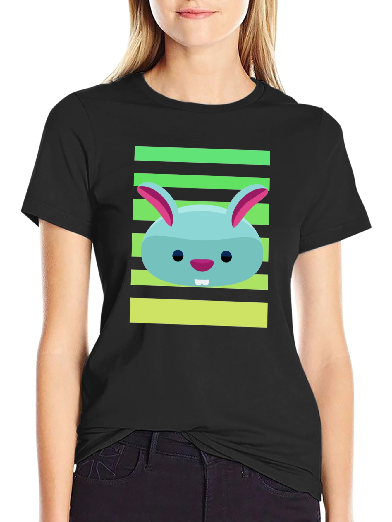 Cute Bunny Graphic Tee - Fun & Stylish T-Shirt