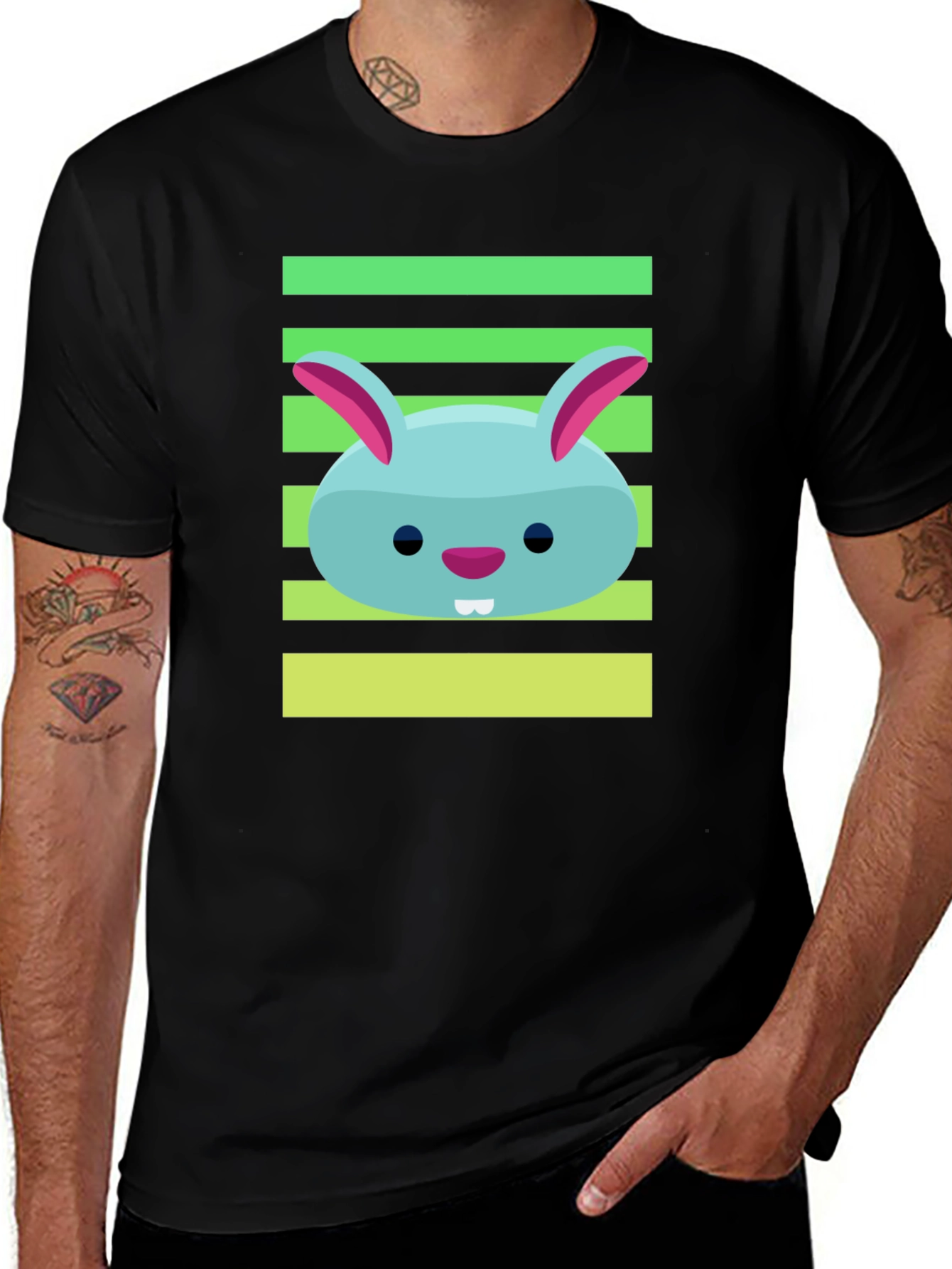 Cute Bunny Graphic Tee - Fun & Stylish T-Shirt