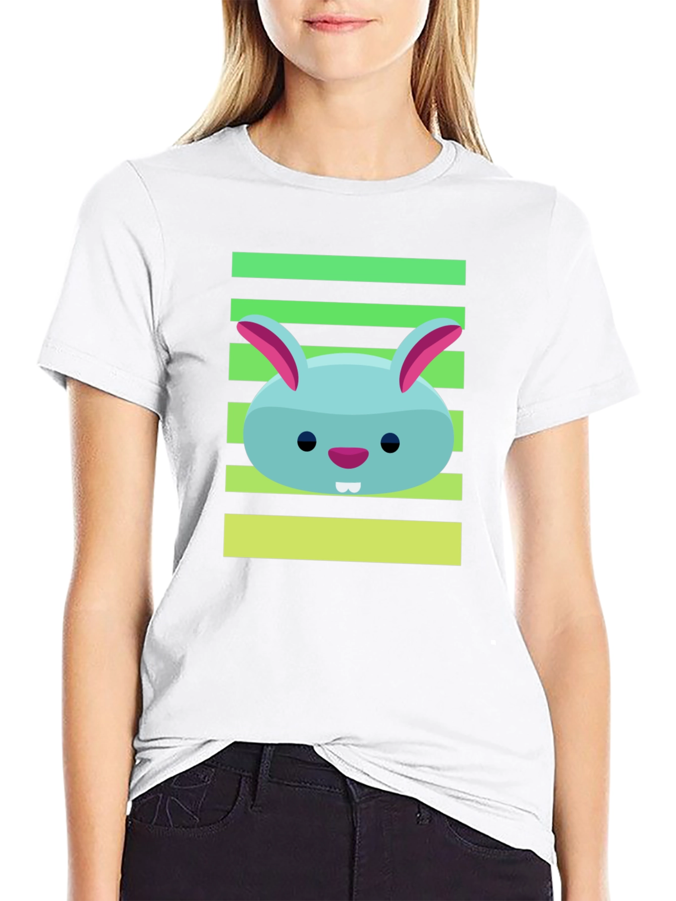 Cute Bunny Graphic Tee - Fun & Stylish T-Shirt