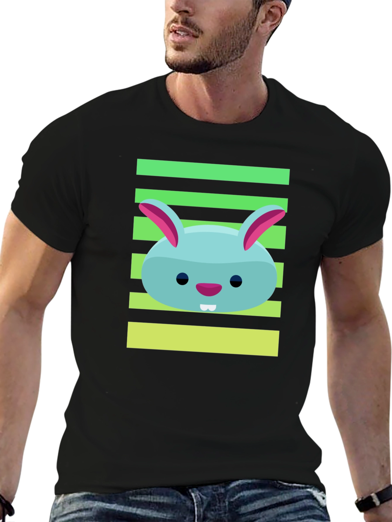 Cute Bunny Graphic Tee - Fun & Stylish T-Shirt