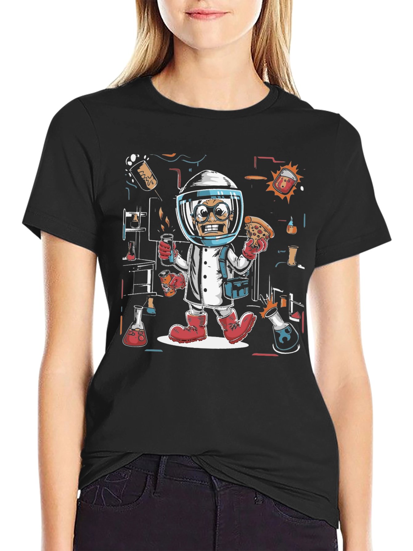 Mad Scientist Pizza T-Shirt