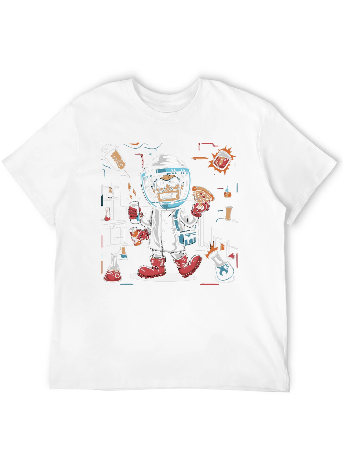 Mad Scientist Pizza T-Shirt