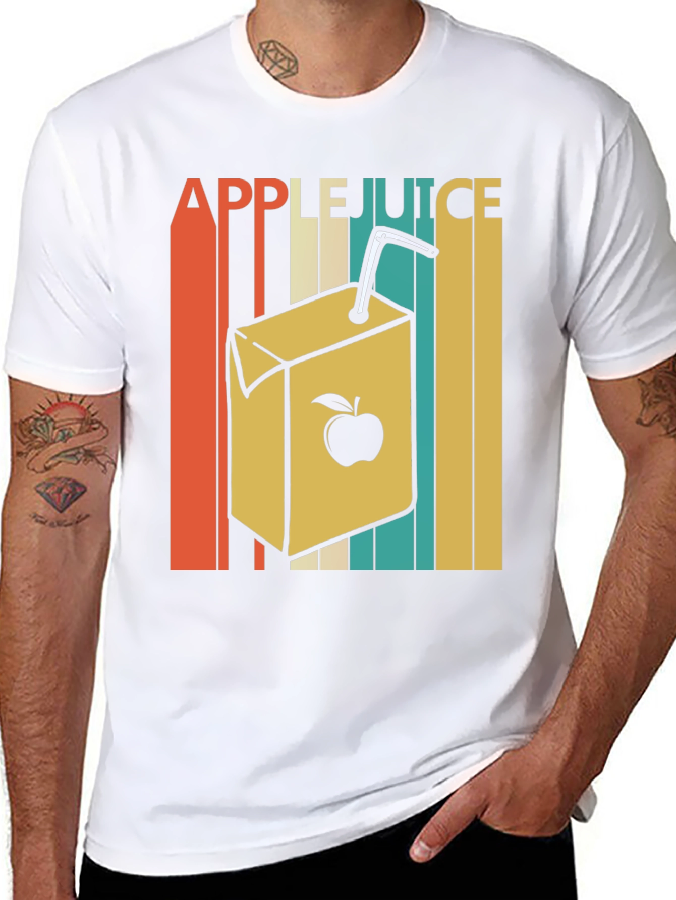 Retro Apple Juice T-Shirt