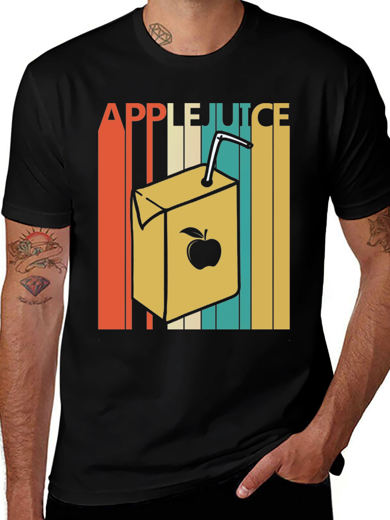 Retro Apple Juice T-Shirt