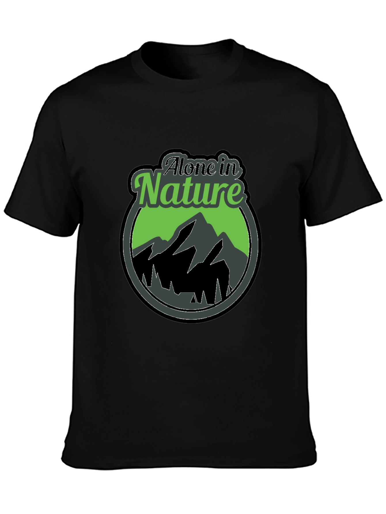 Alone in Nature Graphic T-Shirt