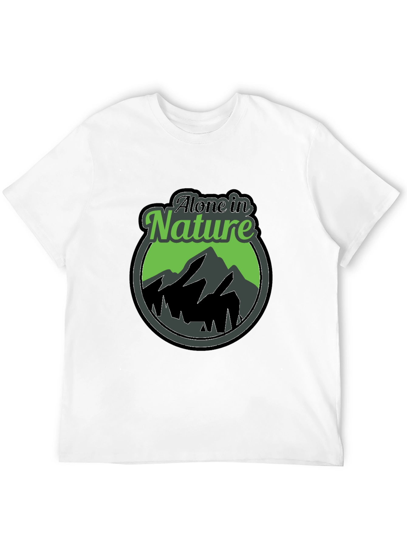 Alone in Nature Graphic T-Shirt