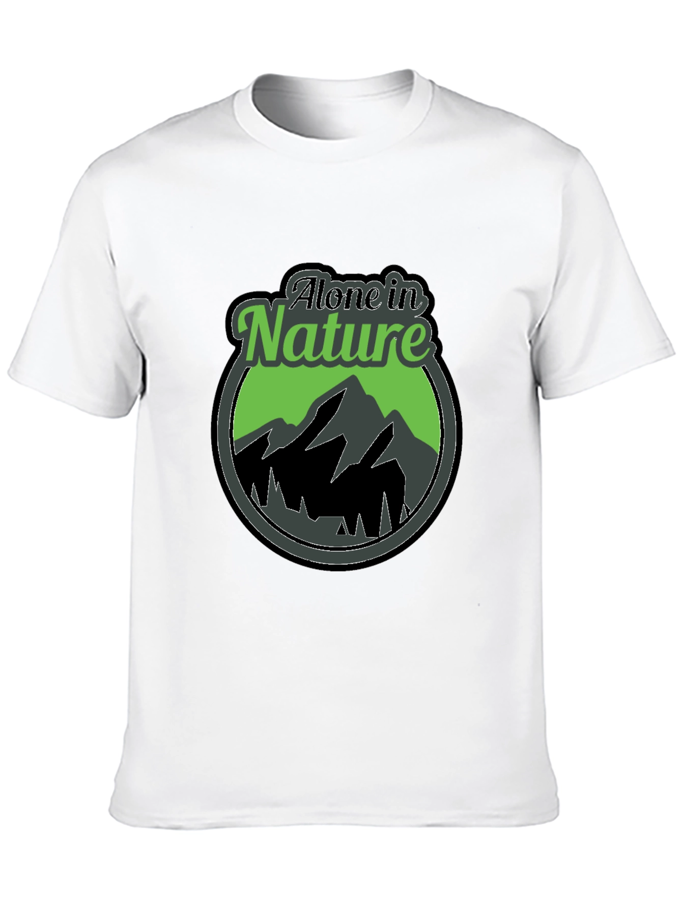 Alone in Nature Graphic T-Shirt