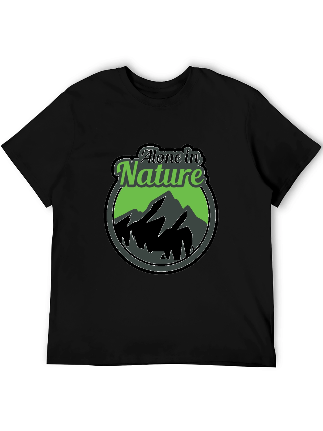 Alone in Nature Graphic T-Shirt