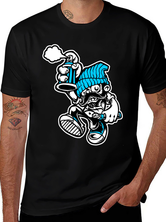 Cool Graphic T-Shirt: Graffiti Man