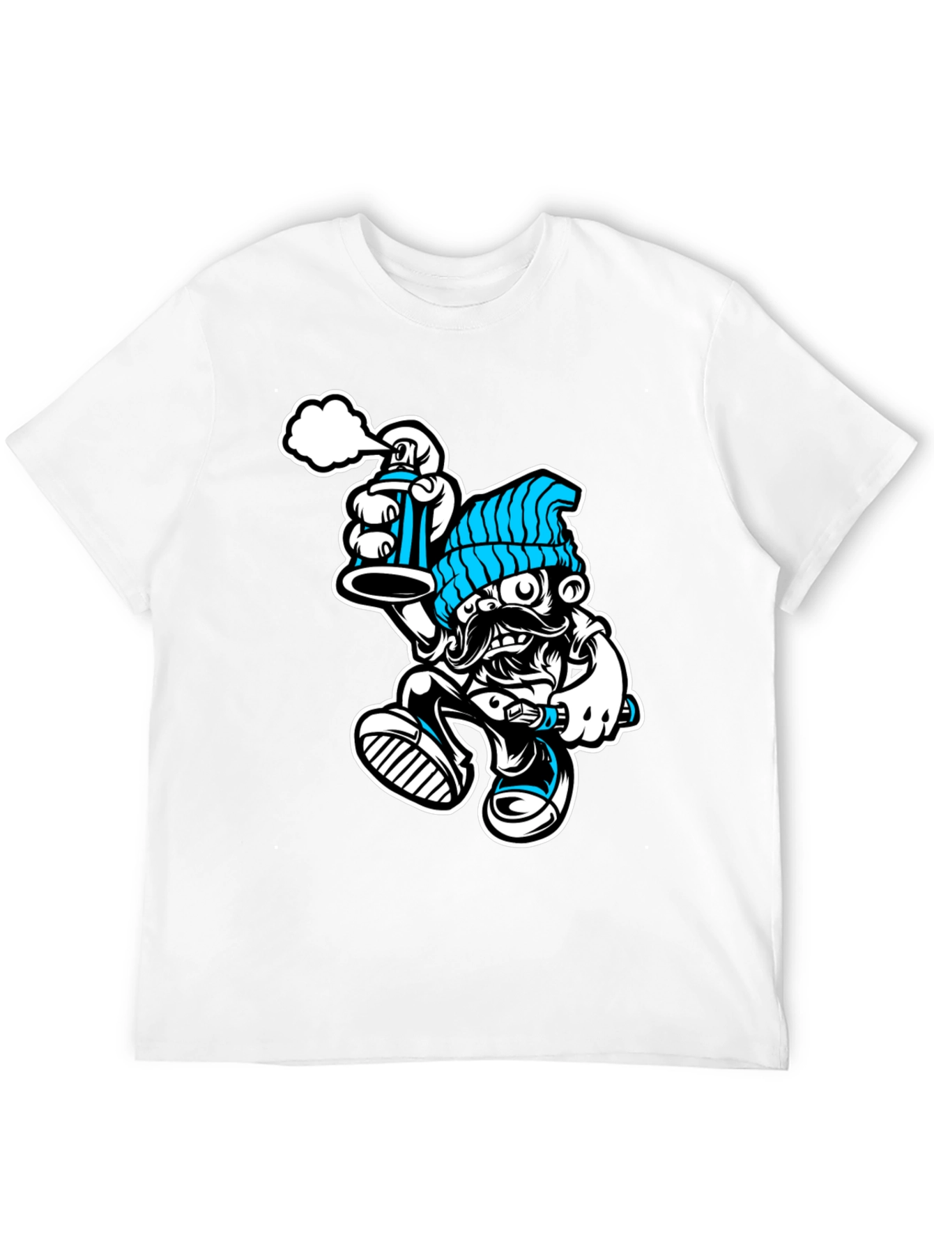 Cool Graphic T-Shirt: Graffiti Man