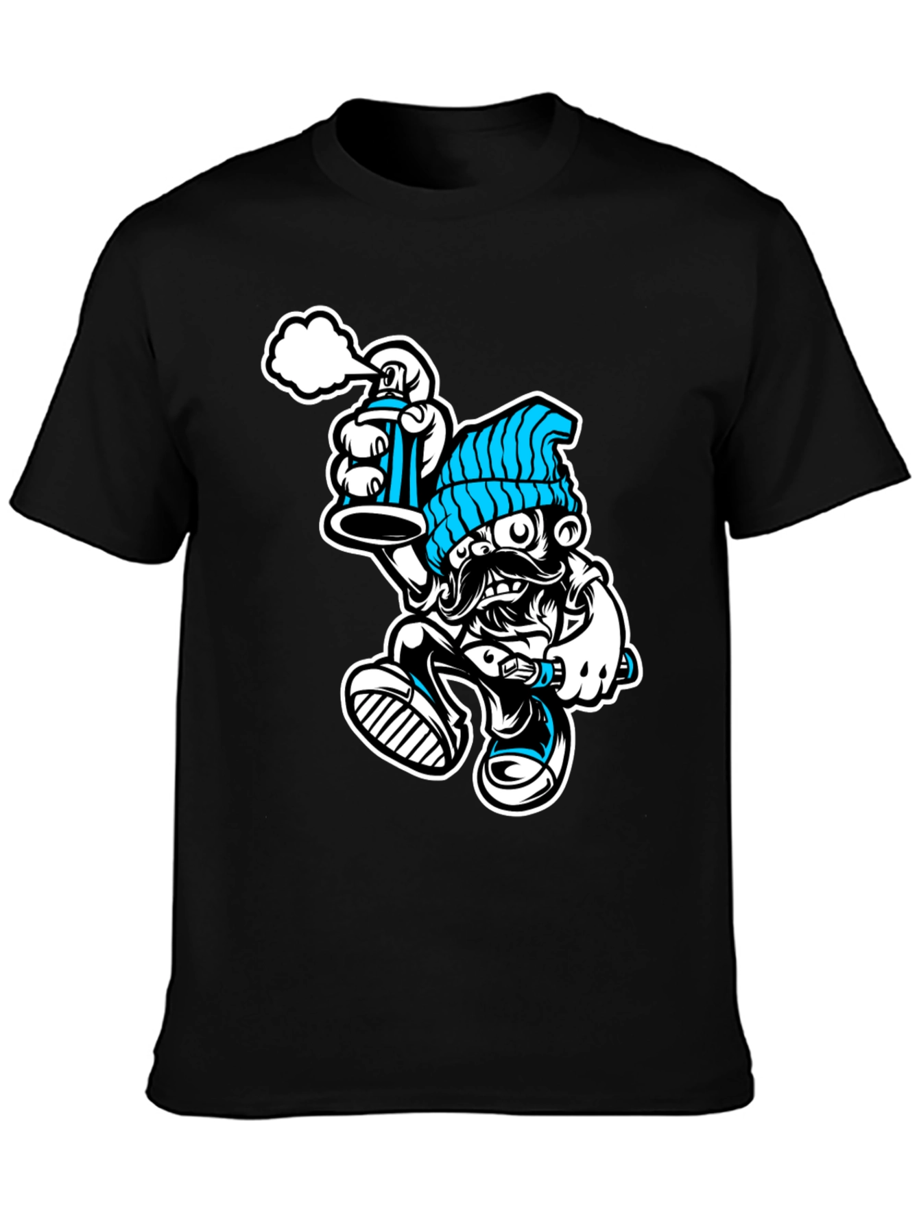 Cool Graphic T-Shirt: Graffiti Man
