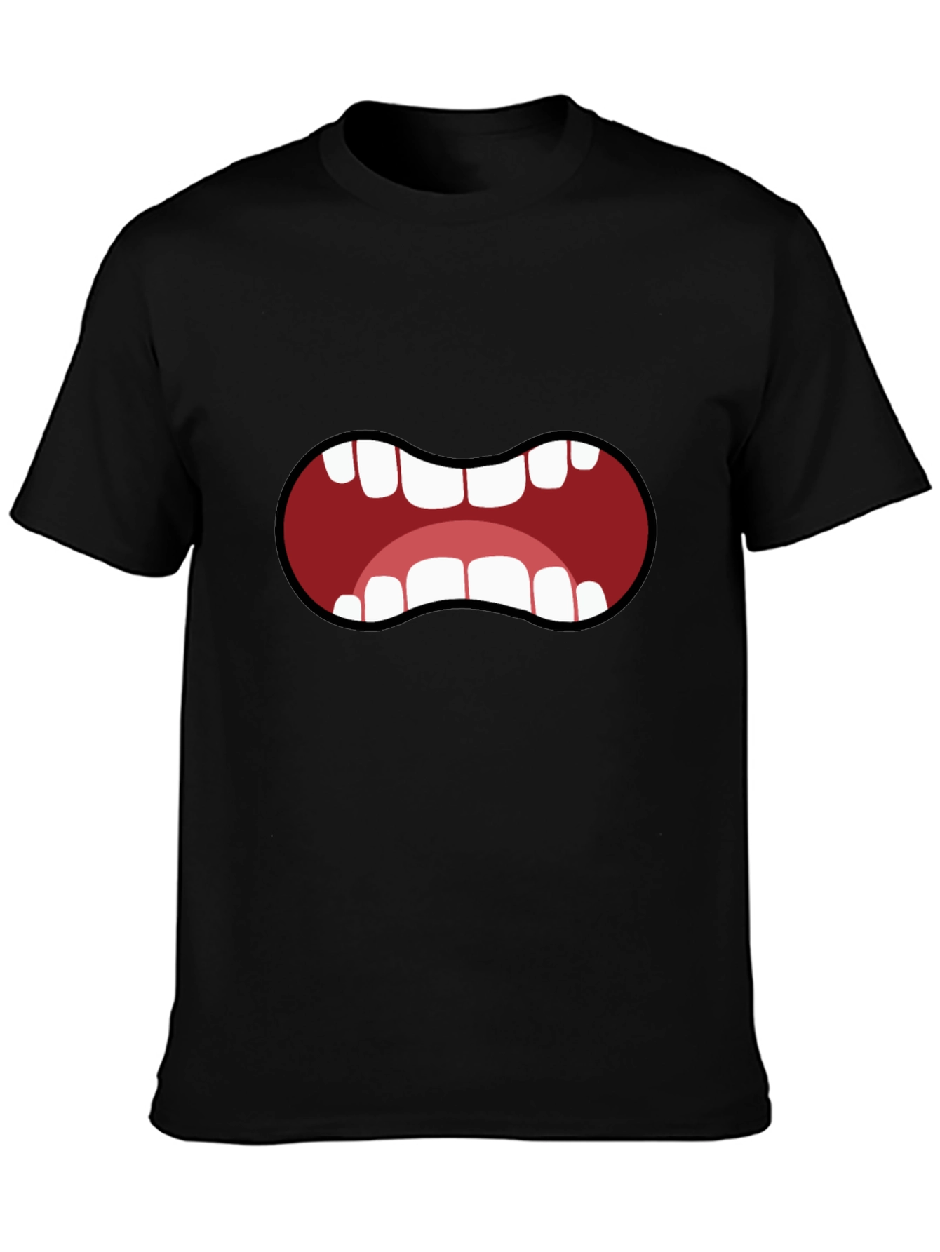 Cartoon Mouth T-Shirt - Funny Graphic Tee