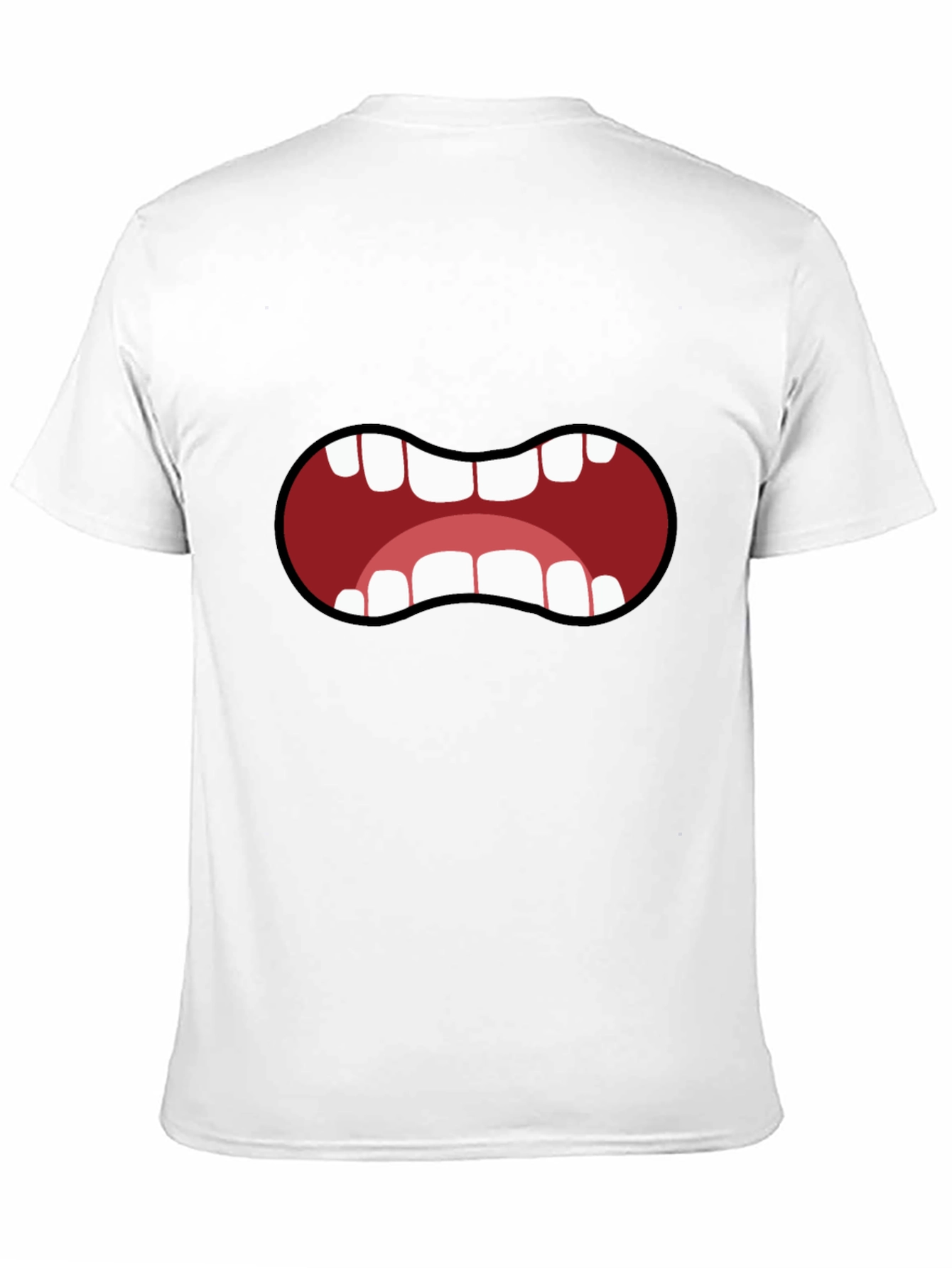 Cartoon Mouth T-Shirt - Funny Graphic Tee