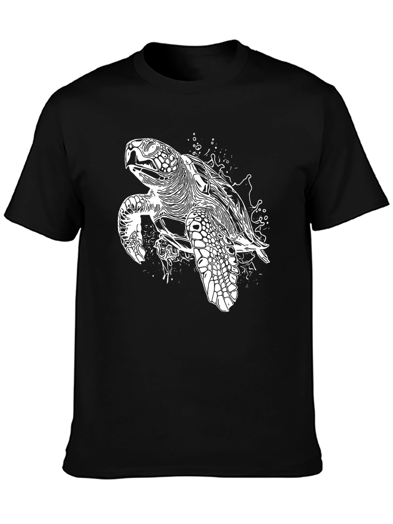 Sea Turtle Graphic Tee - Black Unisex T-Shirt