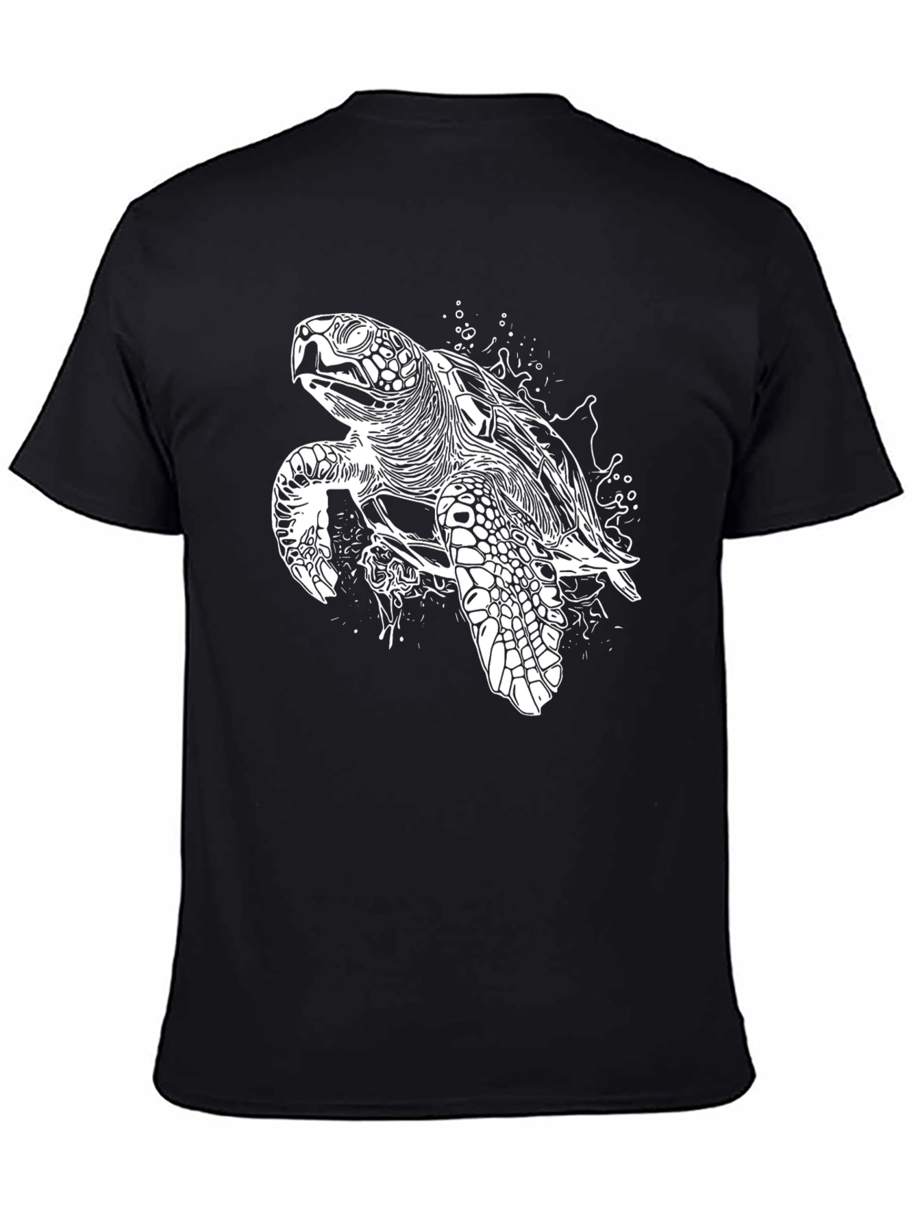 Sea Turtle Graphic Tee - Black Unisex T-Shirt