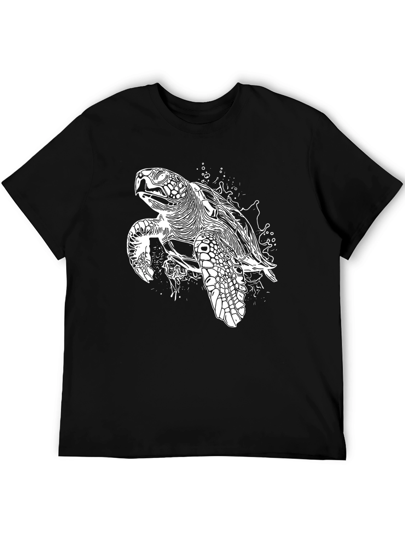 Sea Turtle Graphic Tee - Black Unisex T-Shirt