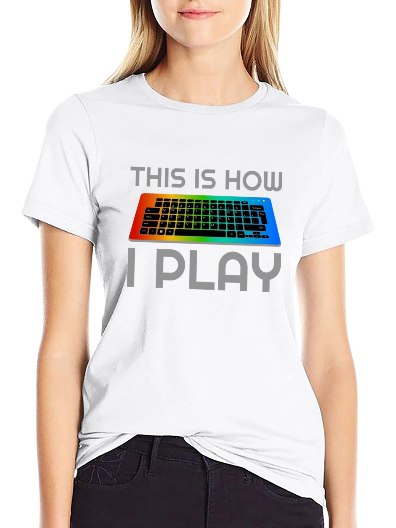 Gamer Keyboard T-Shirt - This Is How I Play