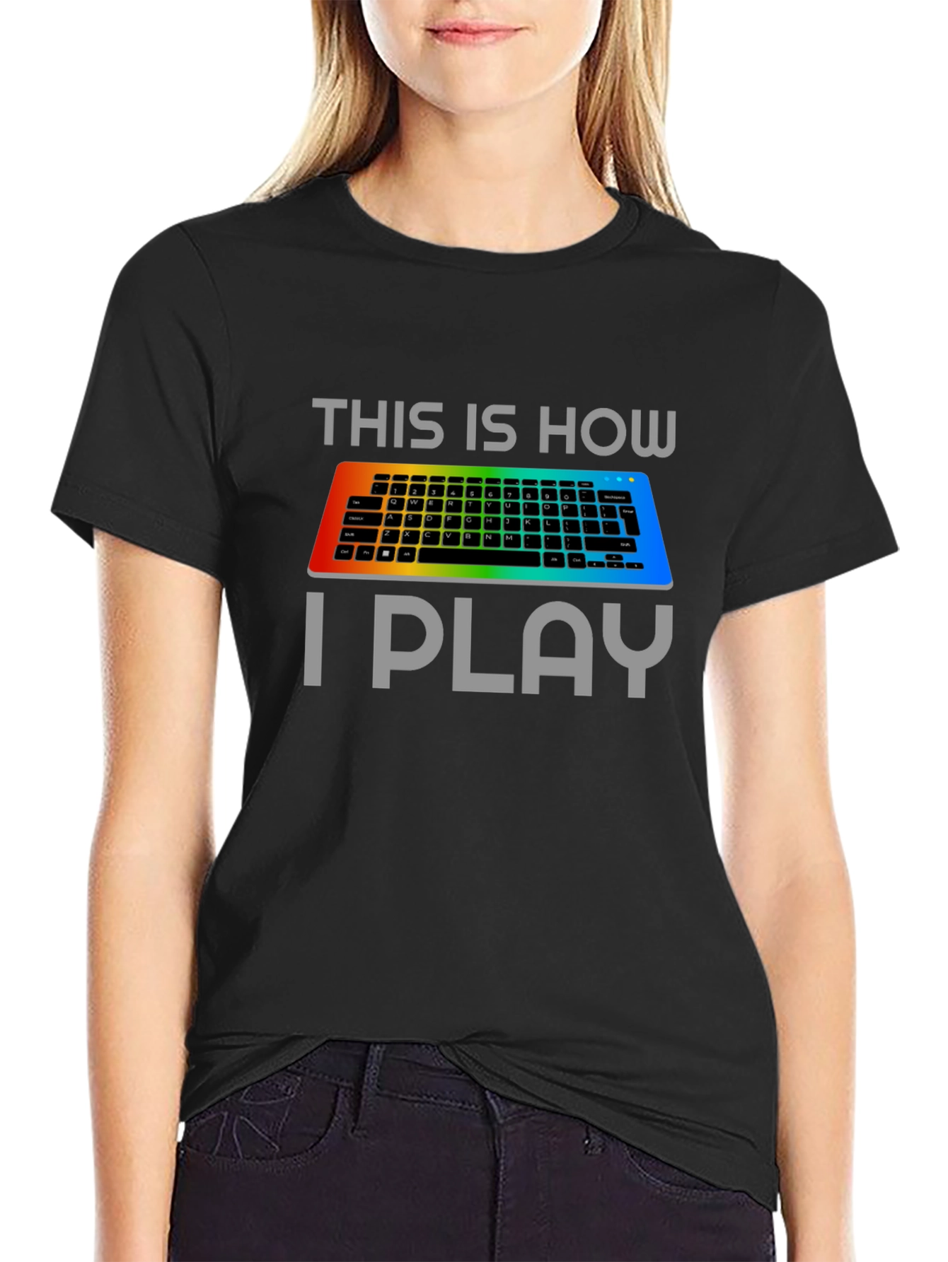 Gamer Keyboard T-Shirt - This Is How I Play