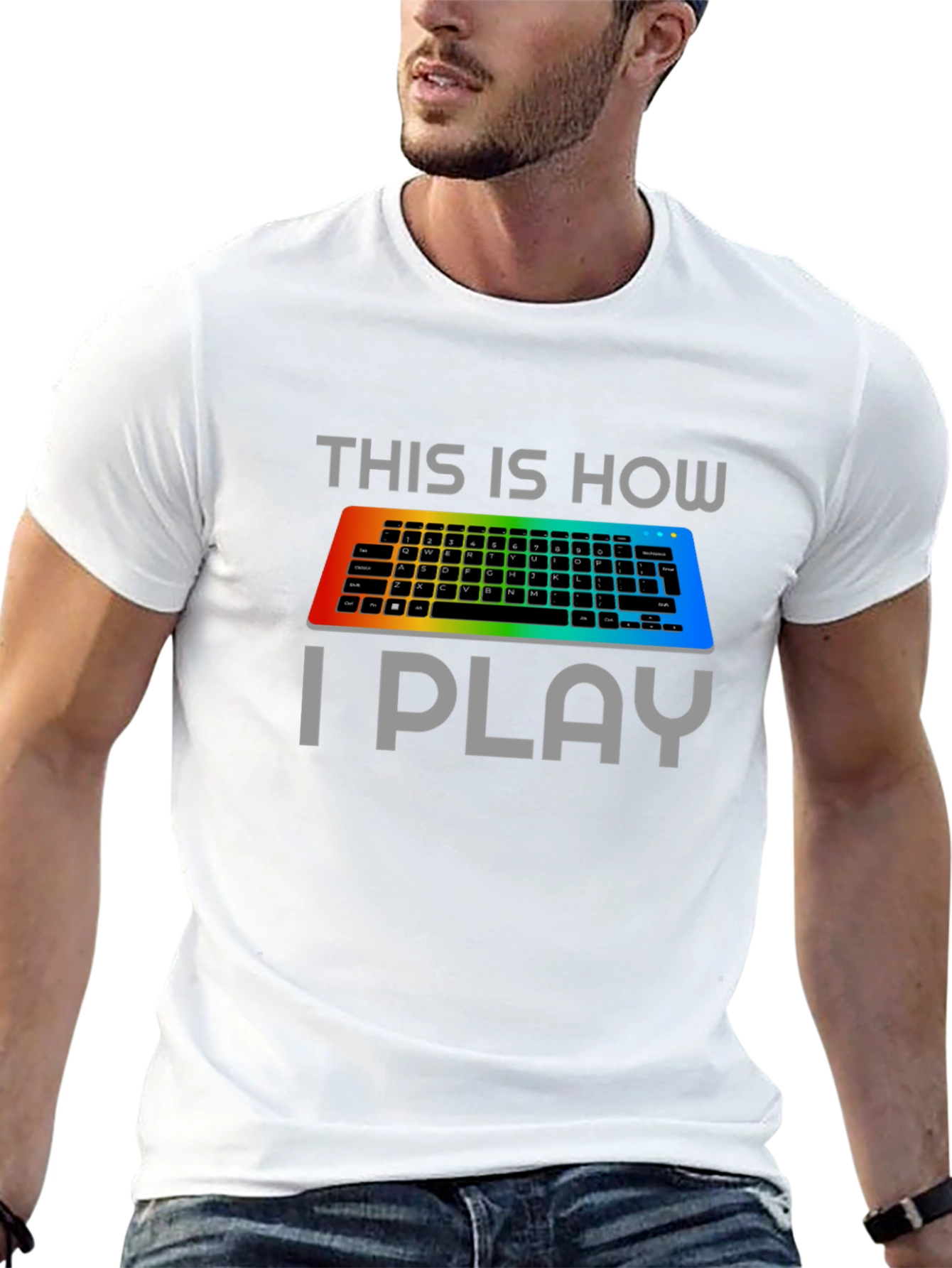 Gamer Keyboard T-Shirt - This Is How I Play