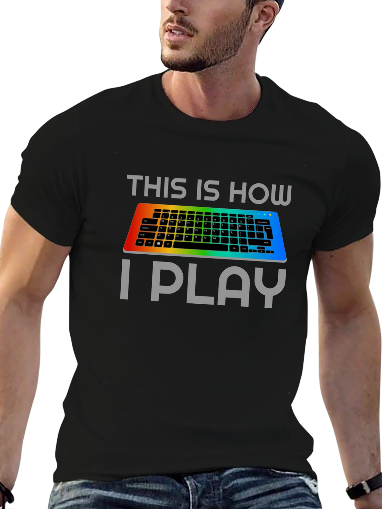 Gamer Keyboard T-Shirt - This Is How I Play