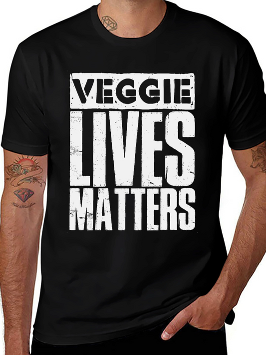 Veggie Lives Matters T-Shirt - Vegan Awareness