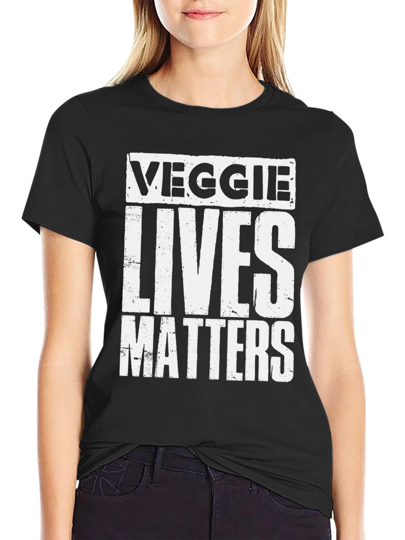 Veggie Lives Matters T-Shirt - Vegan Awareness