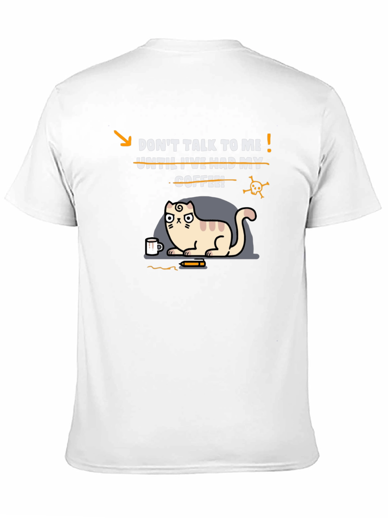 Dont Talk To Me Coffee Cat T-Shirt