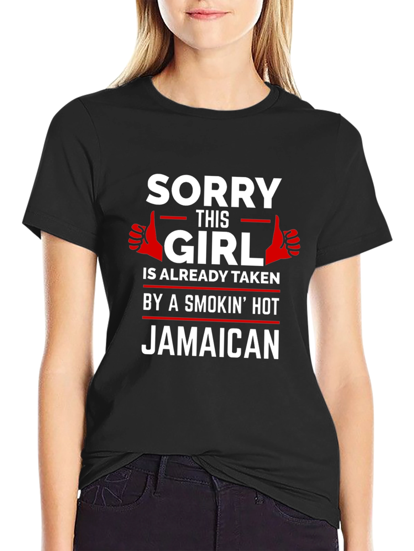 Girl Taken Jamaican Graphic T-Shirt