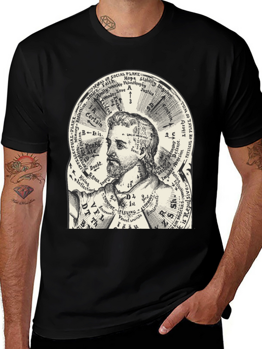 Vintage Anatomy Chart Graphic T-Shirt