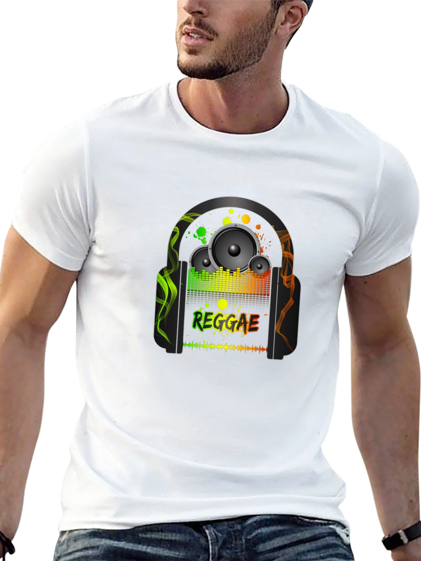 Reggae Music Black T-Shirt - Graphic Tee
