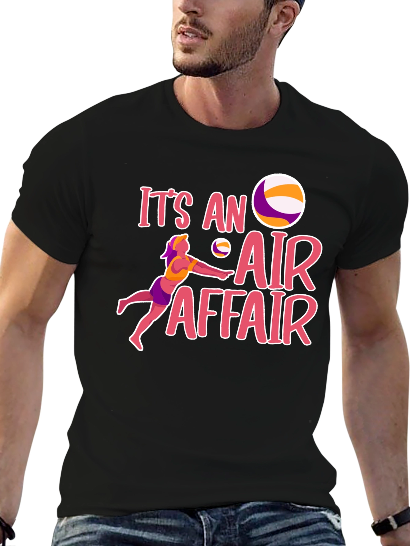 Its an Air Affair T-Shirt Volleyball Player