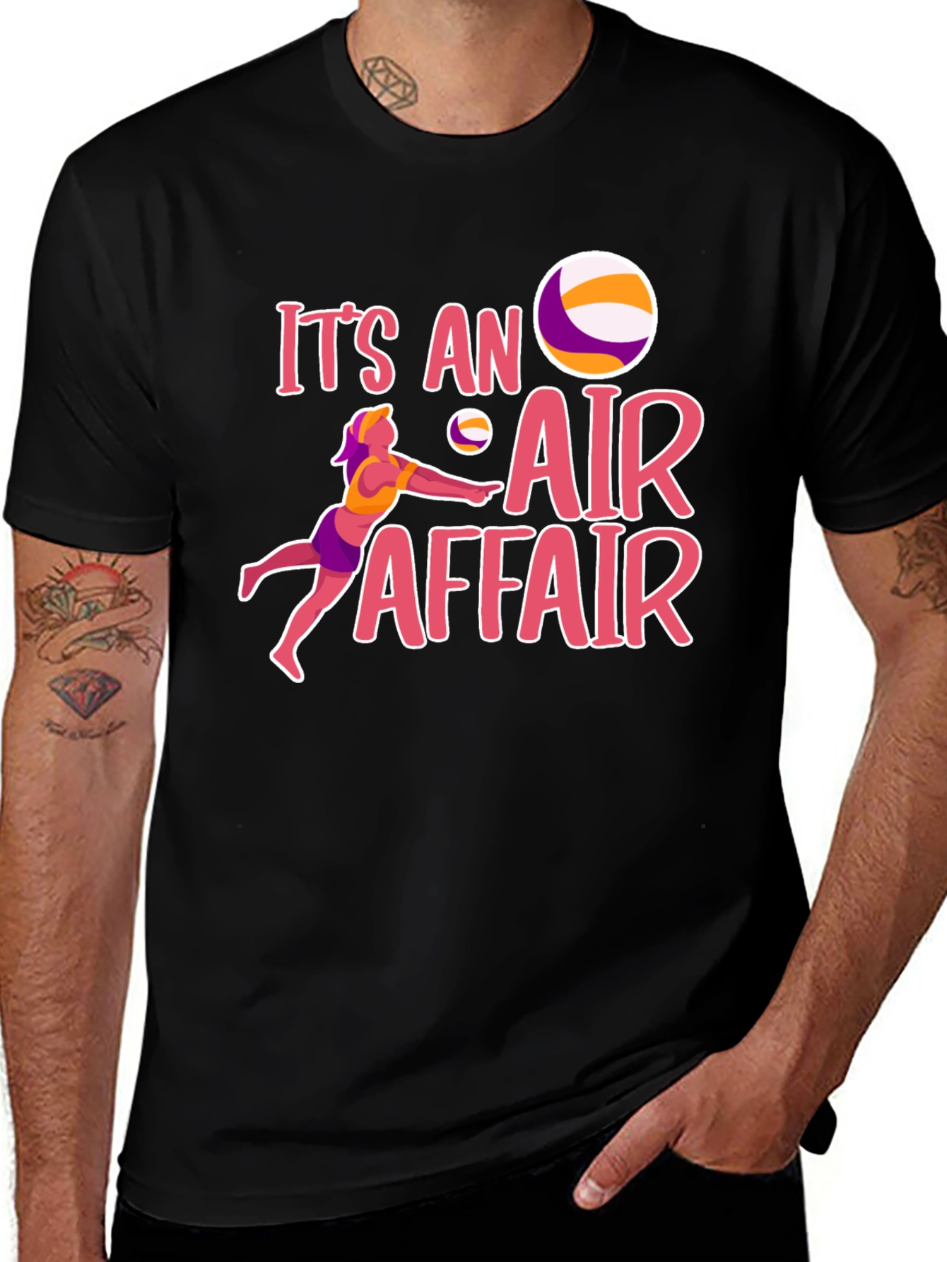 Its an Air Affair T-Shirt Volleyball Player