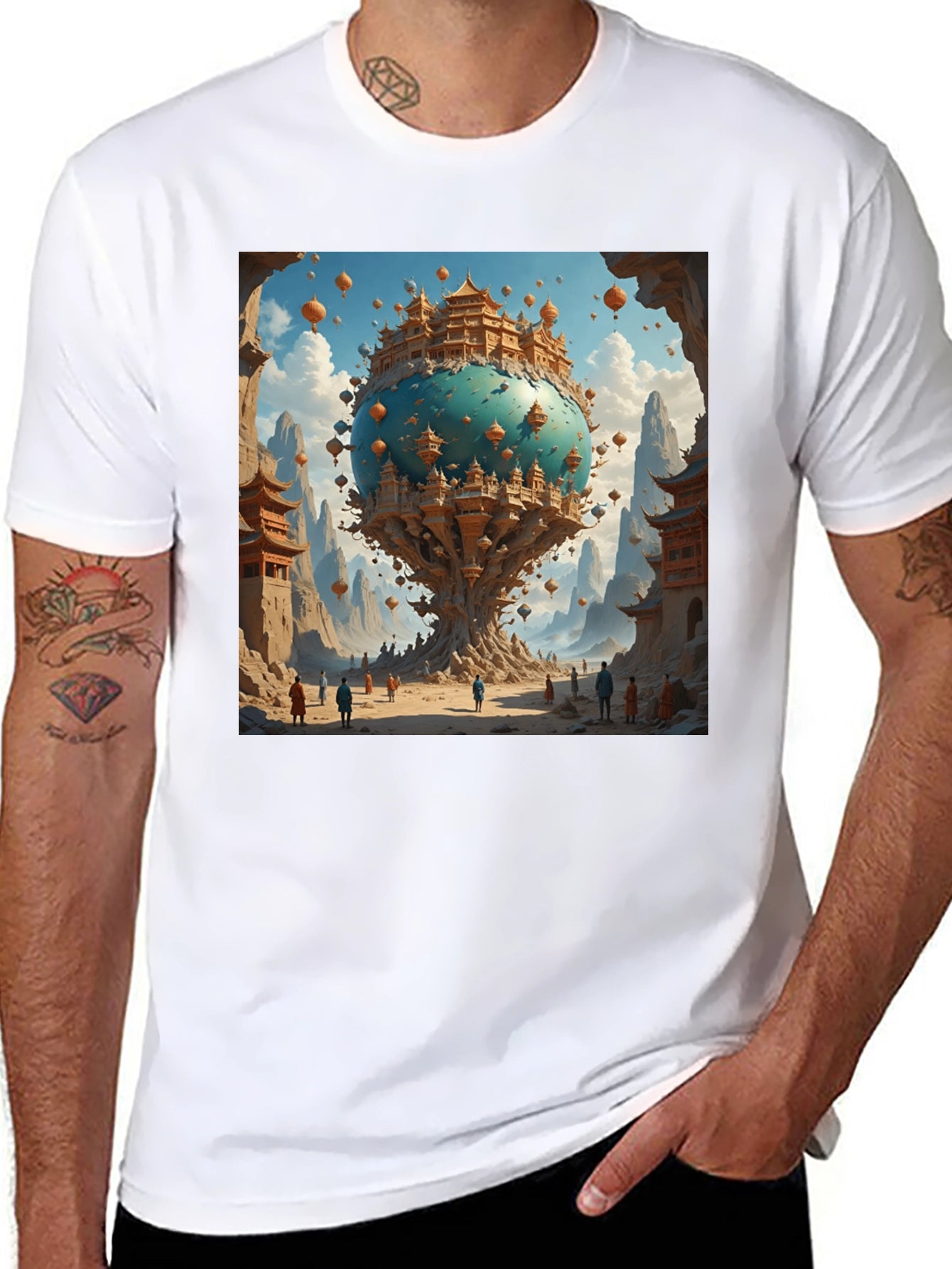Fantasy World Print Tee