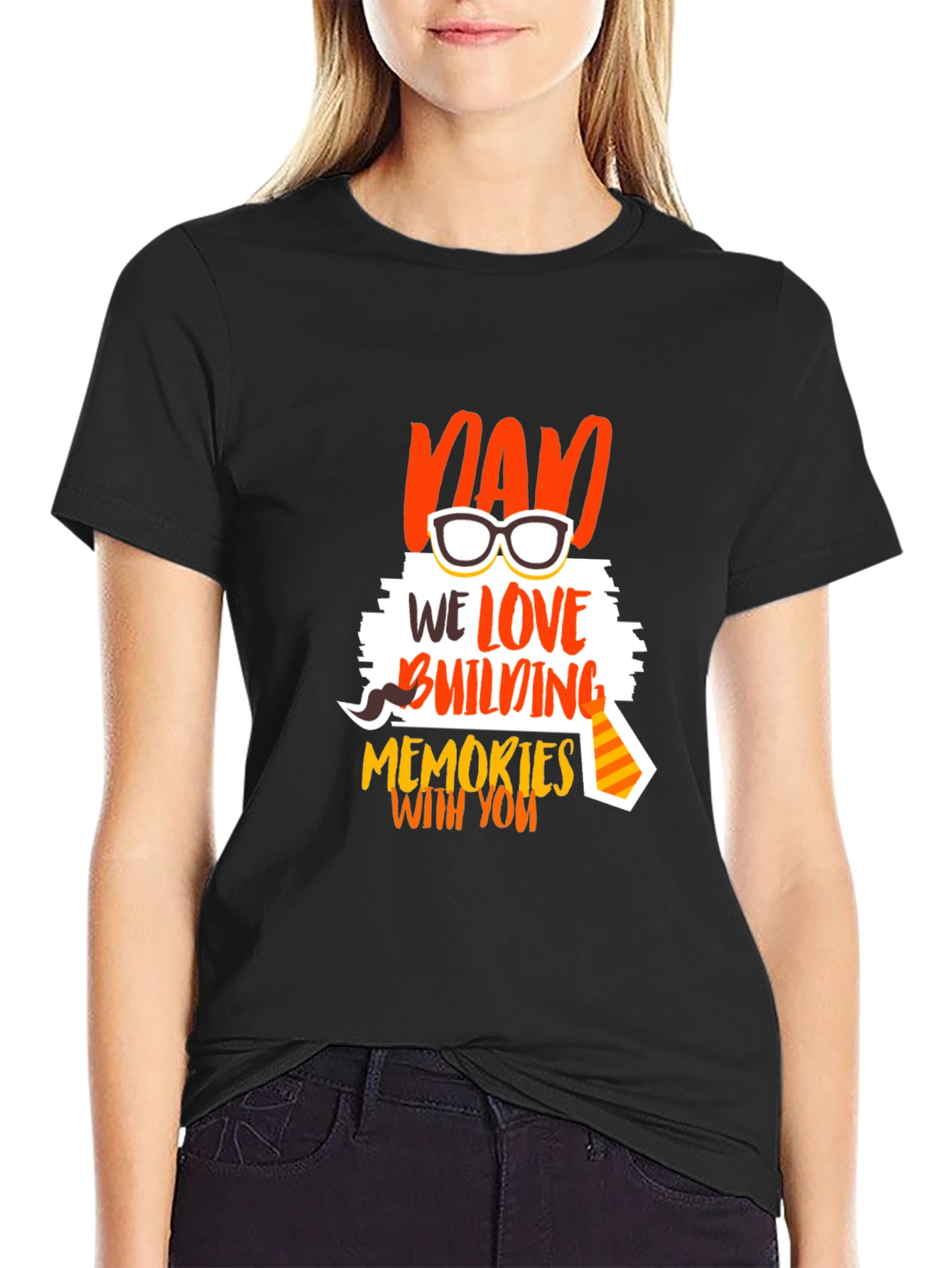 Dad We Love Building Memories T-Shirt