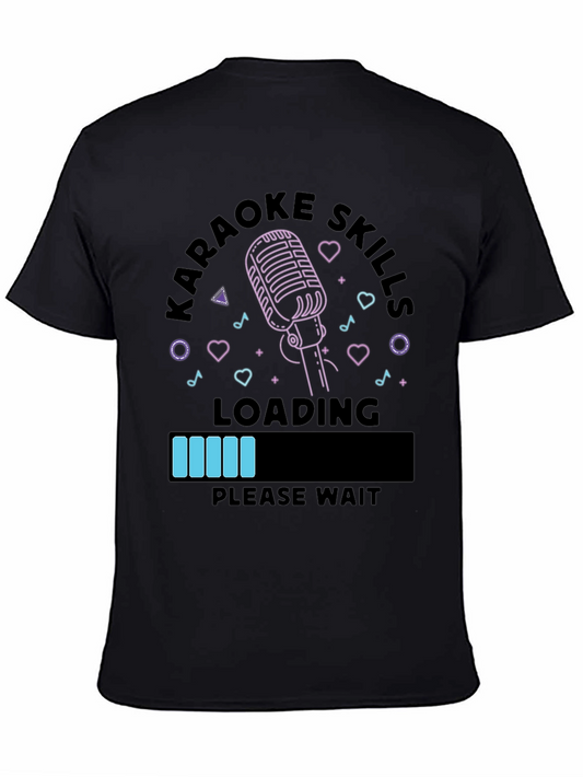 Karaoke Skills Loading Funny Graphic T-Shirt