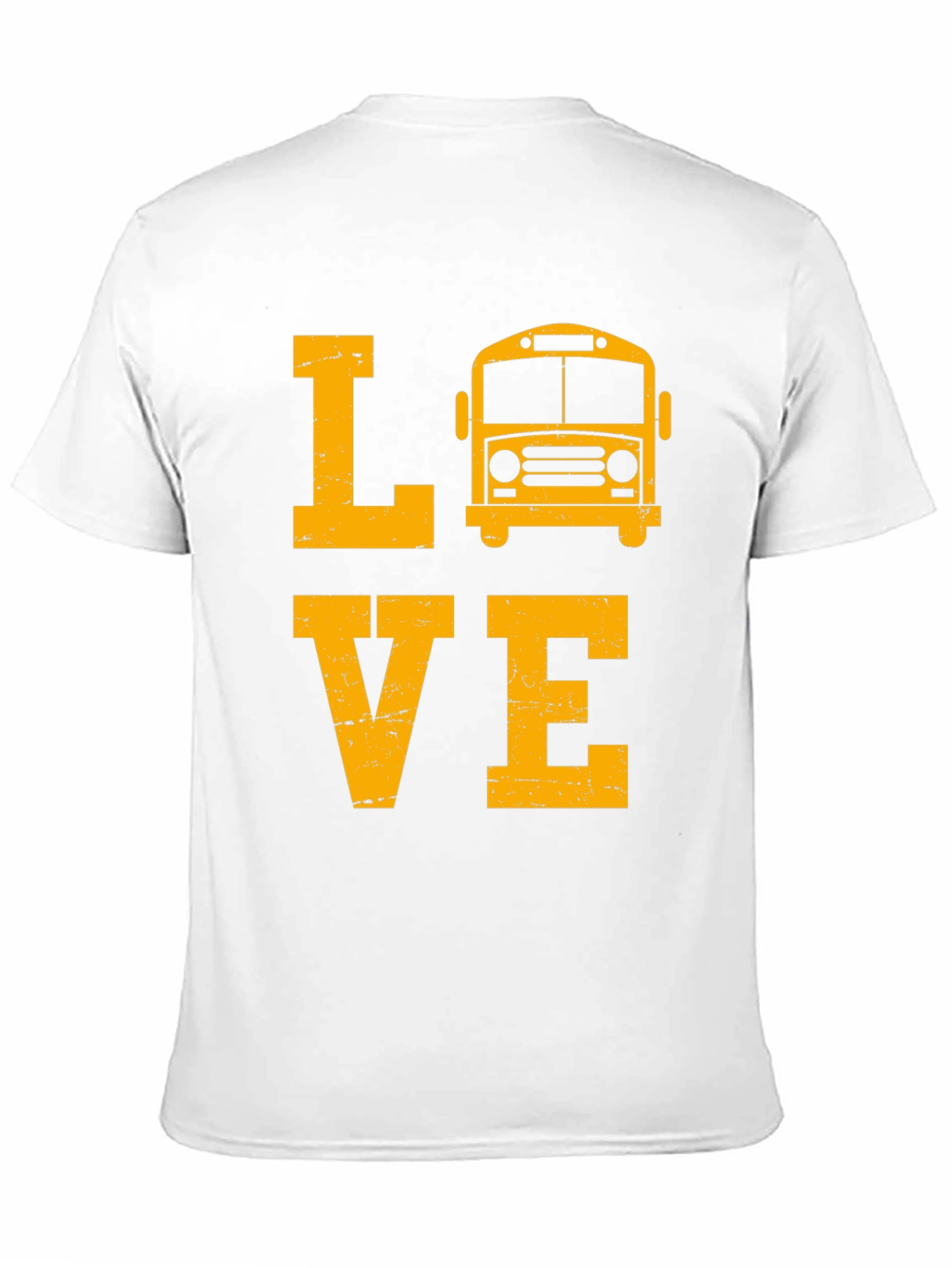 Love School Bus Black T-Shirt